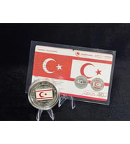 DARPHANE KKTC'nin Kuruluşunun 40. Yılı Gümüş Hatıra Sikkesi