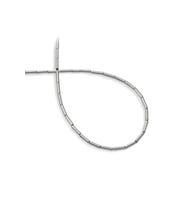 Hematit Doğal Taş Titanyum Silindir Kesim 2x8mm Dizi