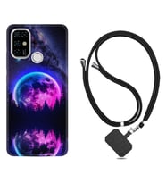 Casper E30 F20 X20 Kılıf Boyun Askılı Silikon Star Planet 1652