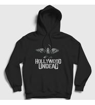 Presmono Unisex Siyah Empire Hollywood Undead Kapüşonlu Sweatshirt 149768tt
