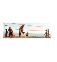 Attack Sport ABVF135 Beach Voleybol Filesi 2 Mm 10x10 Cm Kırmızı
