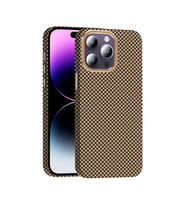 Apple iPhone 14 Pro Max Uyumlu Kılıf M-safe Şarj Özellikli Karbon Fiber Görünümlü Zore Gros Kapak (Gümüş)