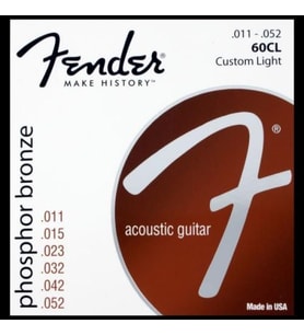 Fender Phosphor Bronze Acoustic Ball End 60CL .011-.052 Akustik Gitar Teli