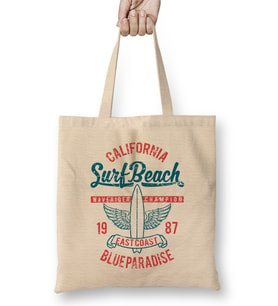 California Surf Beach Bez Çanta Uzun Saplı