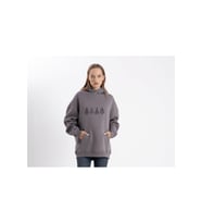 Unisex Oversize Ho Ho On Kapüşonlu Sweatshirt