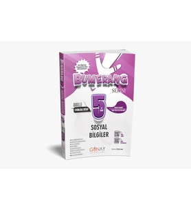 GÜNAY 5.SINIF BUMERANG SOSYAL BİLGİLER ETKİNLİKLİ AKILLI DEFTER KİTAP
