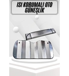 Güneşlik Koruyucu Perde Metalize Oto Araç Araba Güneşliği Ön Cam Güneşliği