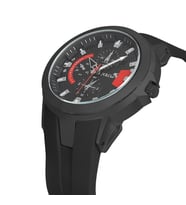 Polo Air Kauçuk Kordon Metal Kasa Erkek Kol Saati PL-0974Ex (Siyah)