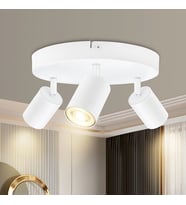 RİOLİGHT MODERN4 BEYAZ MUTFAK,SALON,GİYİNME ODASI,CAFELER İÇİN GÜN İŞİĞI METAL 3LÜ SPOT(AMPUL DAHİL)