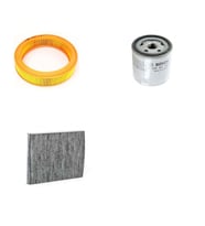 Bosch Filtre Bakım Seti Volkswagen Polo 1.4 60 Beygir AEX AKV APQ Benzinli 1995-1999 Hava + Yağ f. + Polen Filtre Sardes