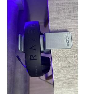 Premium Asılabilir Kulaklık Standı – Sağlam, Kaydırmaz Keçeli, Ergonomik Stand, Steel Gray Edition