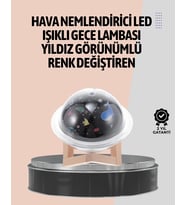 Gece Lambası Özellikli Taşınabilir Nemlendirici Aromaterapi Usb Girişli