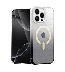 Durukar® iPhone 14 Pro Pummel Shiny Magsafe Kapak - Siyah