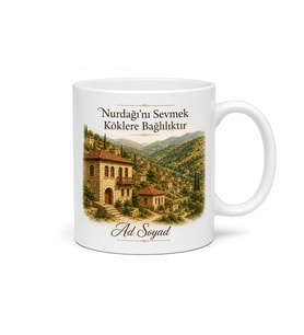 Nurdağı Tarihi Dokusu ve Doğası Antep Hatırası Kupa Bardak Hediye