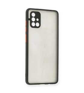 Samsung Galaxy A71 Kılıf Montreal Silikon Kapak - Siyah