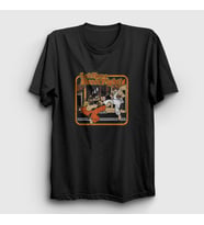 Presmono Unisex Siyah Ryu Vs Ken V2 Street Fighter T-Shirt 411330tt