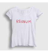Presmono Kadın Beyaz Redrum Film The Shining T-Shirt 254481tt (Beyaz)
