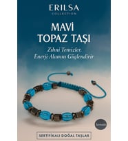 Sertifikalı Sentetik Mavi Topaz Taşı Bileklik – Dinginlik ve Zarafetin Gücü (Çok Renkli)