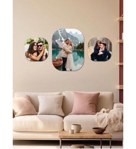 3 Parçalı Dekoratif MDF Tablo Seti