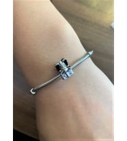 Bayan Noel Baba Model Gümüş Charm