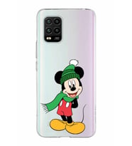 Xiaomi Mi 10 Lite Uyumlu Kapak Mickey Mouse Tasarımlı Şeffaf Silikon Kılıf