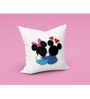 Mickey & Minnie Mouse Sevgili Çift Tasarımlı Yastık