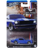 Hot Wheels Siver Series Ford Mustang 60 Years Anniversary '65 Ford Mustang 2+2 Fastback Jby49