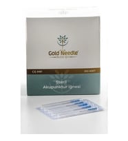 GOLD Akupunktur İğnesi 0.30*50 MM KURU İĞNE 200 adet