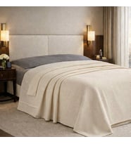 Faralya Life %100 Pamuk Kare Petek Dokulu Tek Kişilik Lüks Pike –160*220cm