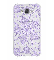 Samsung Galaxy J7 Kapak Nostalji Desen Tasarımlı Şeffaf Silikon Kılıf