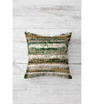 Batik Renk Geçişli Çift Tarafı Baskılı Gizli Fermuarlı Yastık Kılıfı Kırlent Koltuk Yastık Kılıfı (Beyaz)
