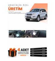 TOYOTA LAND CRUISER PRADO (2002-2009) Uyumlu Torpido Koruma Örtüsü Oto Kılıfı - Siyah