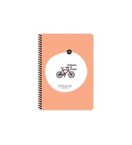 Lexroo A4 80 Yaprak Çizgili Spiral Stickerli Defter Oturmaya Mı Geldik?