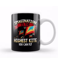 Cute Imagination Is The Highest Kite You Can Fly Kupa Bardak Porselen