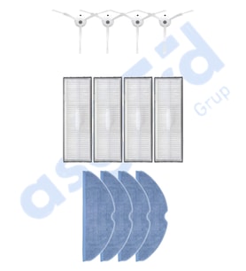 ROBOROCK S8 , S8+ ,S8 PRO-PRO ULTRA UYUMLU 4 Yan Fırça 4 Filtre 4 Mop PKT-iasgf0000764