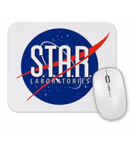 The Flash Star Labs Nasa Logo Mouse Pad