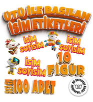 Kıyafet Etiketi - Okul Kıyafet Kumaş Etiketi Kreş Anaokulu İlkokul Kıyafet Kumaş Etiketi Set05