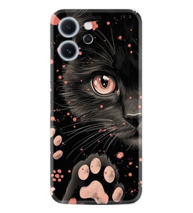 Oppo Reno 14F Kılıf Boutique Baskılı Resimli Kara Kedi Pcode -085