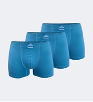 Malabadi 3 Lü Paket Erkek Pamuklu Boxer 3M074 (Mavi)