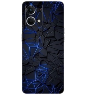 Oppo Reno 7 (KLH2363) Uyumlu Kılıf Desen Baskılı Silikon Karmaşık Design STK:1874
