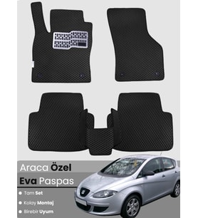 SEAT TOLEDO (1998-2004) Uyumlu EVA Paspas Tam Set–Oto Paspas,Araca Özel,Kolay Montaj