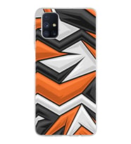 Samsung Galaxy M51 Kapak  Grafiti Tasarımlı Şeffaf Silikon Kılıf