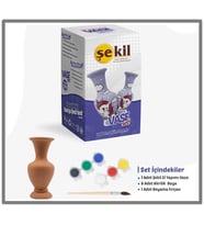 Şekil Vazo Boyama Seti