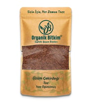 Organik Bitkim Toz Üzüm Çekirdeği (Öğütülmüş) 1 kg