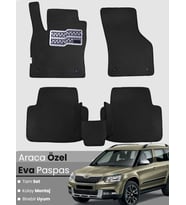 SKODA YETİ (2009-2017) Uyumlu EVA Paspas Tam Set–Oto Paspas,Araca Özel,Kolay Montaj