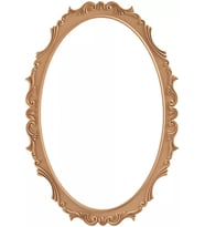 100 LÜK OVAL LALE AYNA