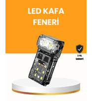 Kamp ve Outdoor İçin LED Far 10 Saat Pil Sensörlü Manyetik