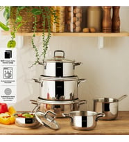 Emsan Cocinero 10 Parça Çelik Çeyiz Seti
