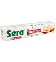 Sera Streç Film 300 Metre x 45 Cm - 8 Micron - Kayar Kesme Bıçağı Hediyeli