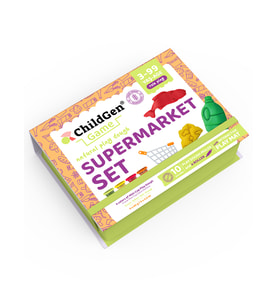 Supermarket Sahneli Oyun Hamuru Kutusu
